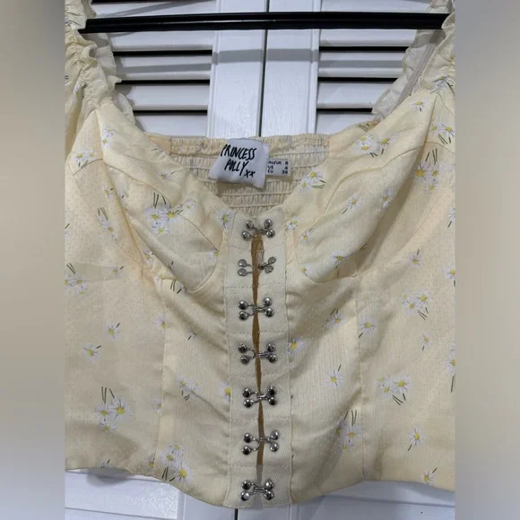 PRINCESS POLLY ALLYSON TOP YELLOW - Picture 9 of 11